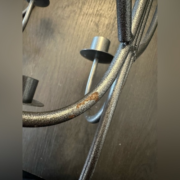 SOLD- Iron Candle Sconces - Picture 5 of 8